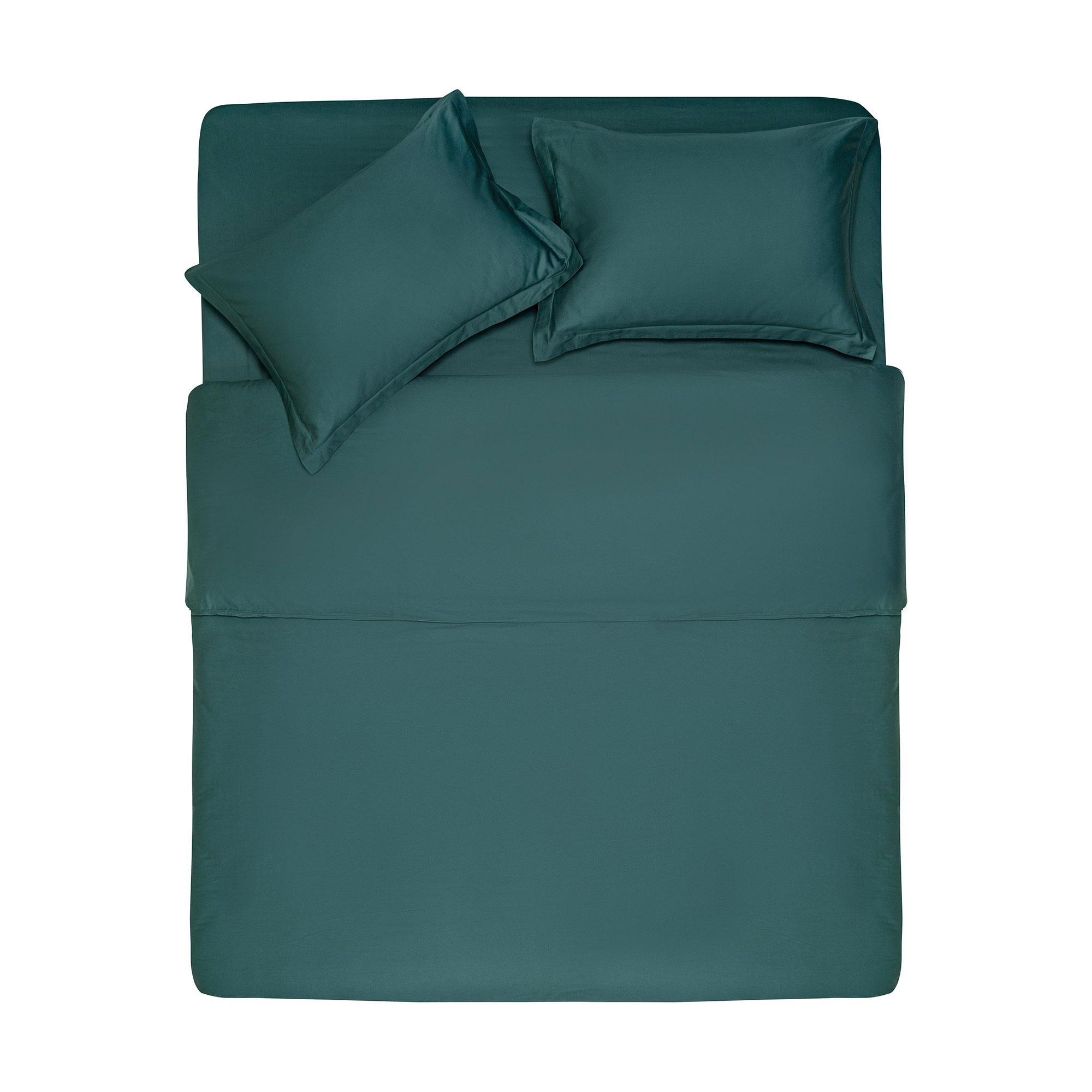 Простирадло на резинці Ardesto Mix &amp; Match Premium бавовна, сатин, зелене, 180*200+30 см (ART1820FSE)
